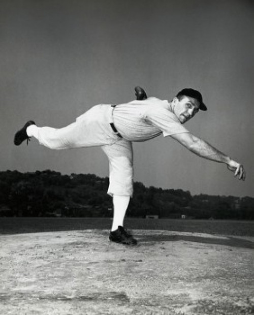 Baseball player throwing a baseball Poster Print - Item # VARSAL2554630
