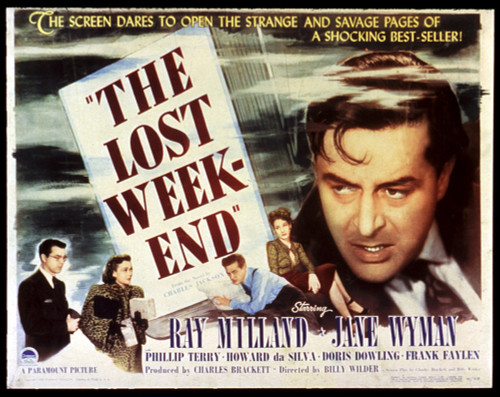 The Lost Weekend Philip Terry Jane Wyman Ray Milland Doris Dowling 1945 Movie Poster Masterprint - Item # VAREVCMSDLOWEEC001H