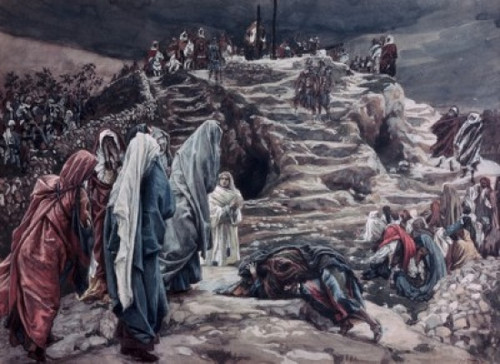 The Holy Women Look on from Afar  James Tissot Poster Print - Item # VARSAL9999287