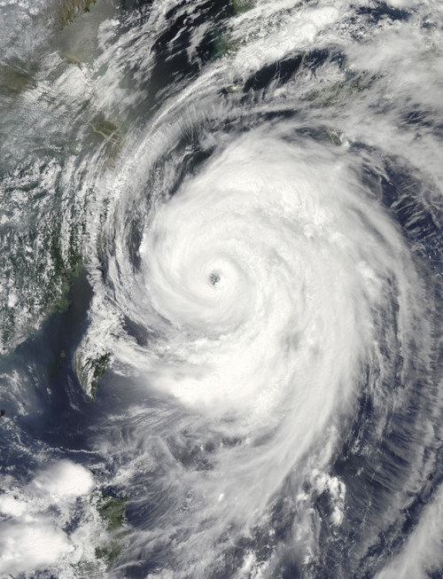July 8, 2014 - Satellite view of Typhoon Neoguri in the East China Sea Poster Print - Item # VARPSTSTK204427S