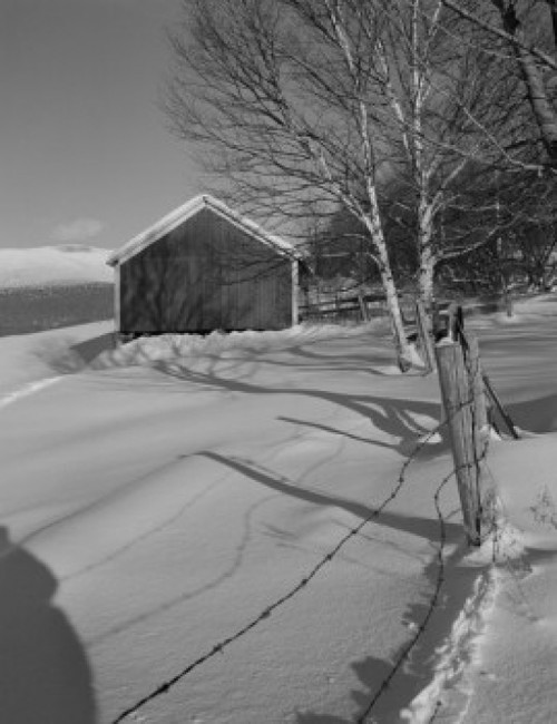 USA  New Hampshire  Lancaster  farm in winter Poster Print - Item # VARSAL255422791