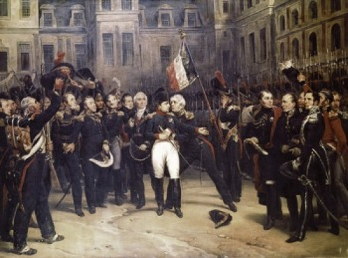 Napoleon's Farewell at Fountainbleau  Emile Jean Horace Vernet  Poster Print - Item # VARSAL900100970