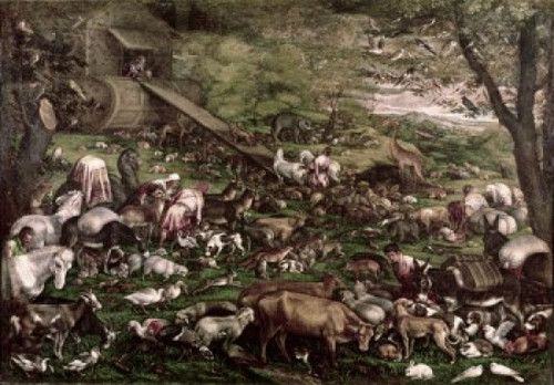 Noah's Ark   Francesco Bassano I   Palazzo Ducale  Venice  Italy Poster Print - Item # VARSAL3804407225