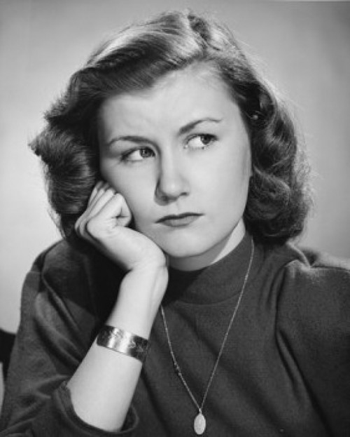 Close-up of a young woman thinking Poster Print - Item # VARSAL2552820