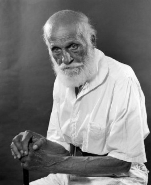 Portrait of senior man  studio shot Poster Print - Item # VARSAL25548984