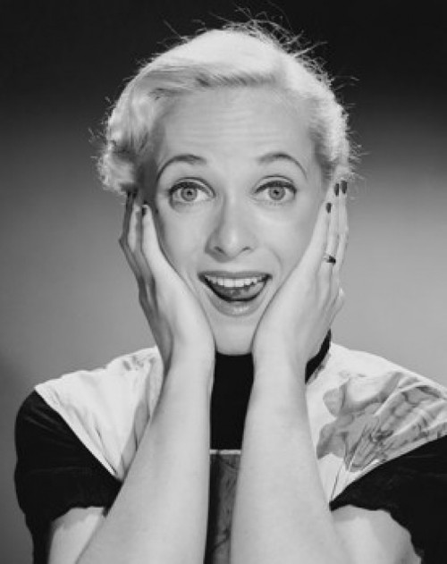 Portrait of a mid adult woman looking surprised Poster Print - Item # VARSAL25511320A