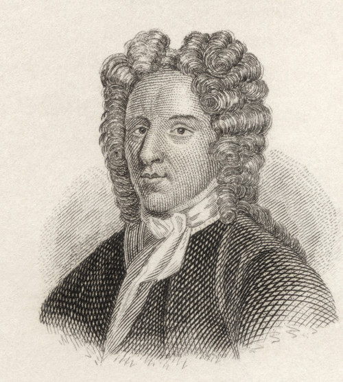George Farquhar, 1677 To 1707. Irish Dramatist. From Crabb's Historical Dictionary Published 1825. PosterPrint