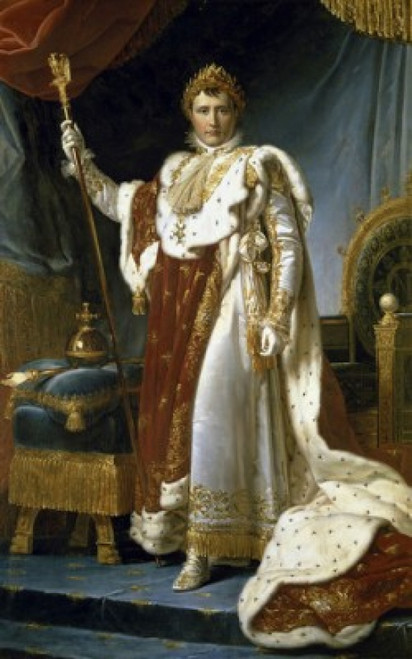 Napoleon in Royal Costume    1804   Francois Pascal Simon Gerard  Palace of Versailles  Paris Poster Print - Item # VARSAL1158845