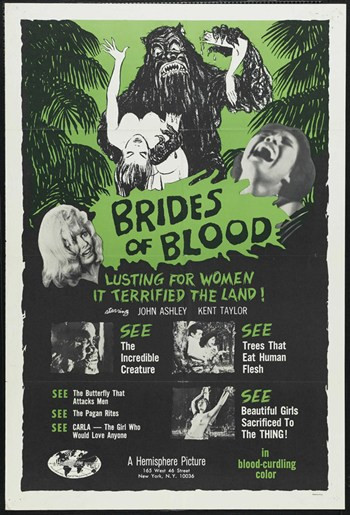 The Brides of Blood Movie Poster (11 x 17) - Item # MOV416780