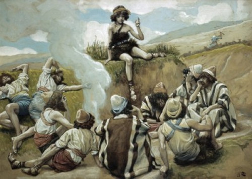 Joseph Reveals his Dream to his Brethren   James J. Tissot  Jewish Museum  New York Poster Print - Item # VARSAL999462