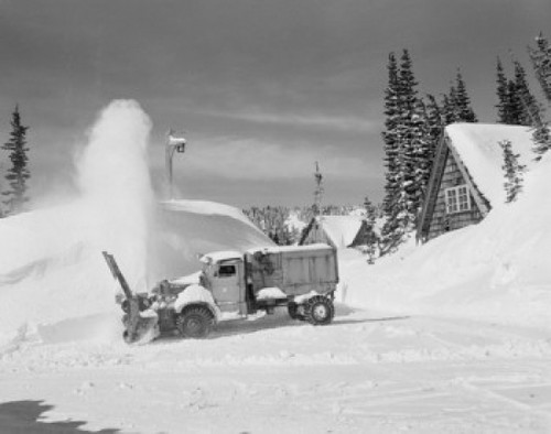 USA  Mount Ranier National Park  snowplow Poster Print - Item # VARSAL255422246