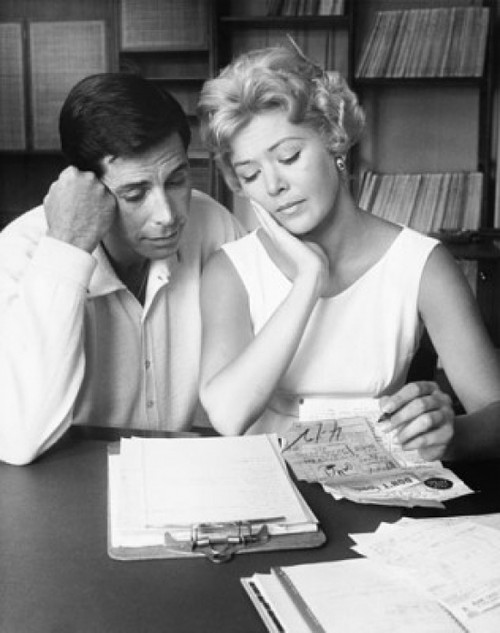 Young couple looking worried Poster Print - Item # VARSAL25516215B