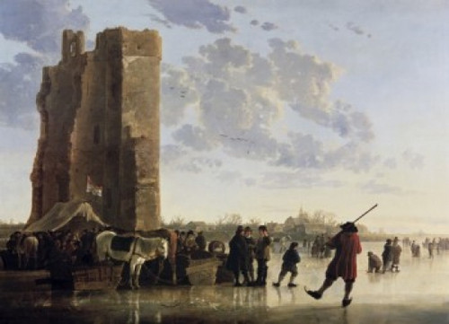 View of the Mass in Winter  Aelbert Cuyp Poster Print - Item # VARSAL900132348