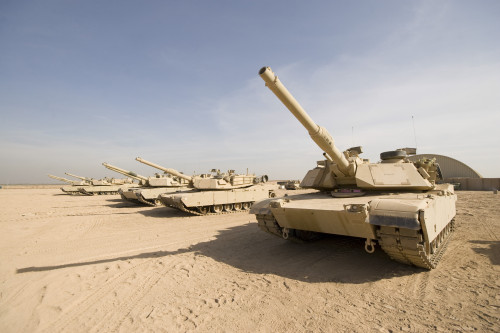 Baqubah, Iraq - M1 Abrams tank at Camp Warhorse Poster Print - Item # VARPSTTMO100056M