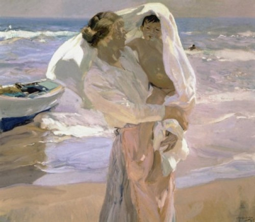 After the Bath   Joaquin Sorolla y Bastida   Sorolla Museum  Valencia  Spain  Poster Print - Item # VARSAL900235