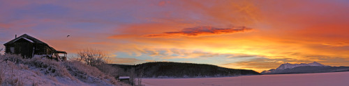 Sunrise Over Teslin Lake, Yukon PosterPrint - Item # VARDPI2029586