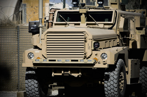 A mine-resistant, ambush-protected vehicle Poster Print - Item # VARPSTSTK102826M