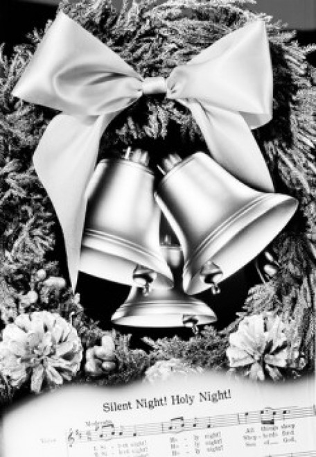 Close-up of Christmas bells with sheet music Poster Print - Item # VARSAL25539356