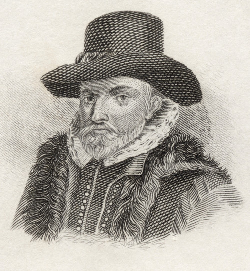 John Speed, 1552 To 1629. English Historian And Cartographer. From Crabbes Historical Dictionary Published 1825. PosterPrint - Item # VARDPI1905748