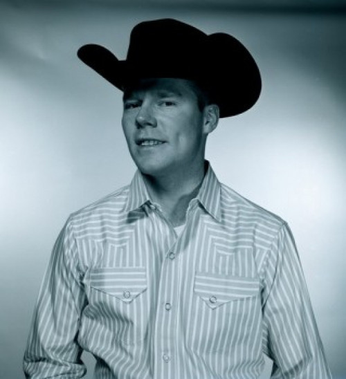 Studio portrait of man wearing cowboy hat Poster Print - Item # VARSAL255417186