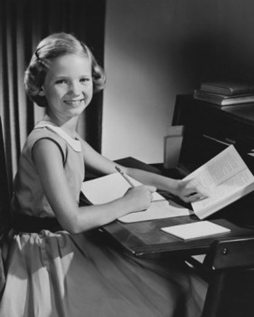 Portrait of a girl smiling Poster Print - Item # VARSAL2553298B