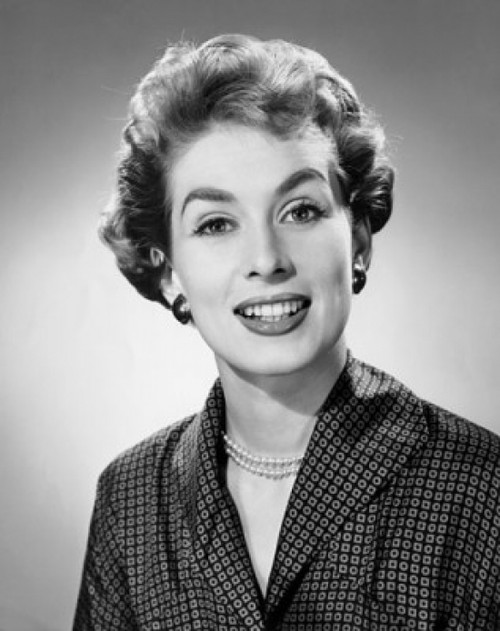 Portrait of a young woman smiling Poster Print - Item # VARSAL25511173A
