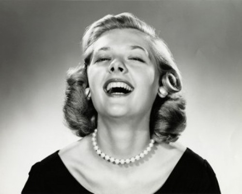 Close-up of a young woman laughing Poster Print - Item # VARSAL255264