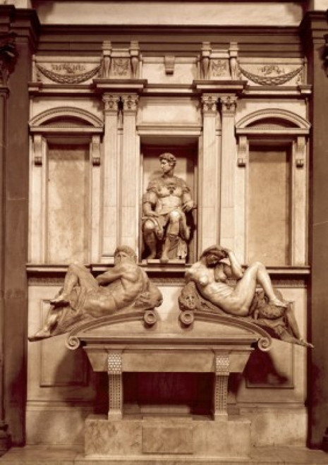 The Day & Night  Michelangelo Buonarroti  Medici Chapel  Florence  Italy Poster Print - Item # VARSAL3815395680
