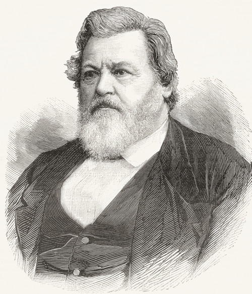 Carl Christoph Vogt, 1817 -1895. German Scientist. From Nuestro Siglo, Published 1883. PosterPrint - Item # VARDPI2334071