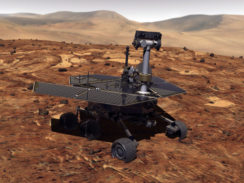 Artists rendition of Mars Rover Poster Print - Item # VARPSTSTK201842S