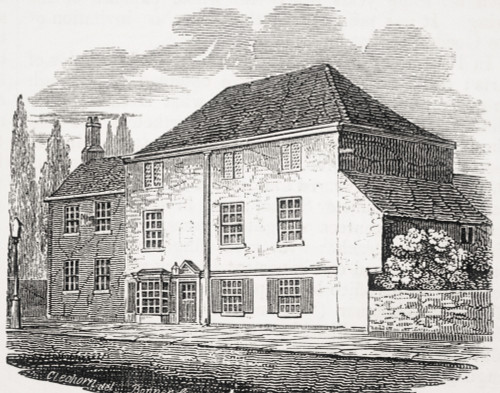 The Pied Bull Islington London England Residence Of Sir Walter Raleigh From Old England's Worthies By Lord Brougham And Others Published London Circa 1880's PosterPrint - Item # VARDPI1855428