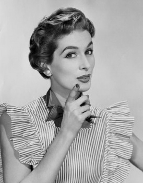 Studio portrait of young woman Poster Print - Item # VARSAL2554265