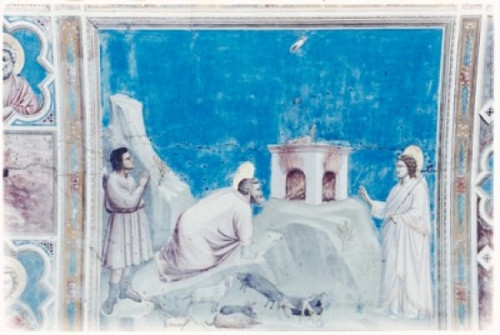 Sacrifice of Joachim   C. 1304-5  Giotto  Fresco  Capella Scrovegni  Padua  Italy Poster Print - Item # VARSAL900101266