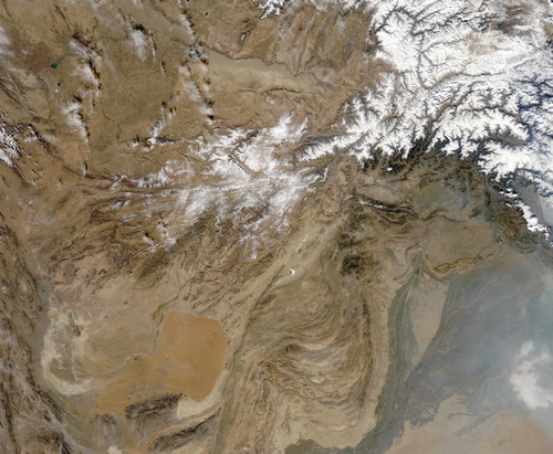 December 26, 2005 - Satellite view of Afghanistan Poster Print - Item # VARPSTSTK201175S