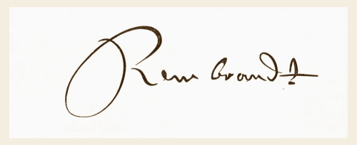 Signature Of Rembrandt Harmenszoon Van Rijn, 1606 ? PosterPrint - Item # VARDPI2334368
