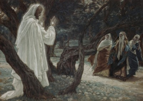 Christ Appears to the Holy Women   James Tissot  Watercolor on Paper Poster Print - Item # VARSAL999337