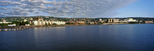 Buildings at the waterfront, Lake Superior, Duluth, Minnesota, USA Poster Print - Item # VARPPI152847