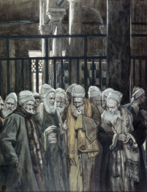 The Pharisees Conspire Together  James Tissot Poster Print - Item # VARSAL999521