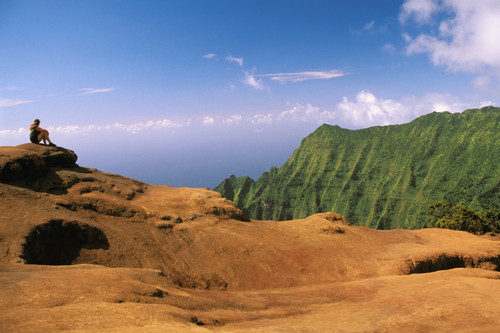 Hawaii, Kauai, Na Pali Coast, Overlooking Kalalau Valley PosterPrint - Item # VARDPI1991398