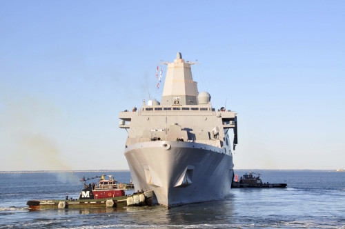 Amphibious transport dock ship USS San Antonio Poster Print - Item # VARPSTSTK105212M