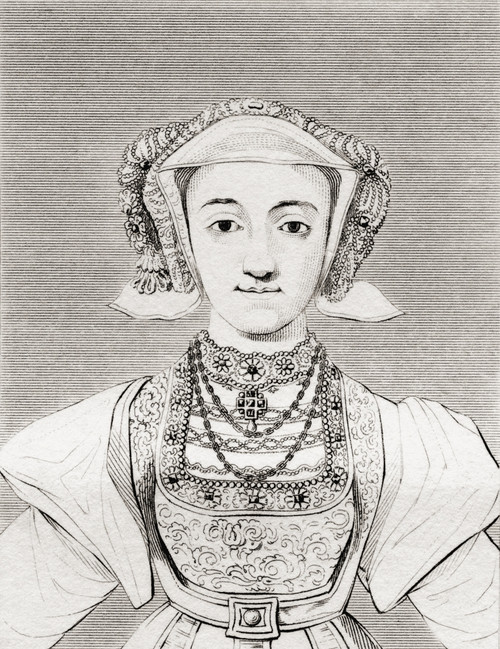 Anne Of Cleves, 1515 - 1557. German Noblewoman And The Fourth Wife Of Henry Viii Of England. From The Historic Gallery Of Portraits And Paintings, Published 1808. PosterPrint - Item # VARDPI1958073