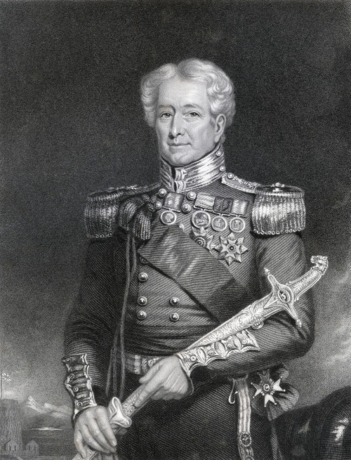 Sir Robert Henry Sale 1782 To 1845 British Soldier Engraved By F Holl After H Moseley From The Book The National Portrait Gallery Volume Iii Published C1820 PosterPrint - Item # VARDPI1862305