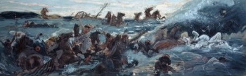 The Egyptians are Destroyed  James Tissot  Jewish Museum  New York Poster Print - Item # VARSAL999105