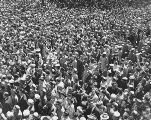 High angle view of a group of people standing Poster Print - Item # VARSAL2553752