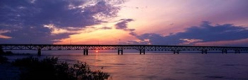Mackinac Bridge  Michigan Poster Print by Panoramic Images (37 x 12) - Item # PPI22277