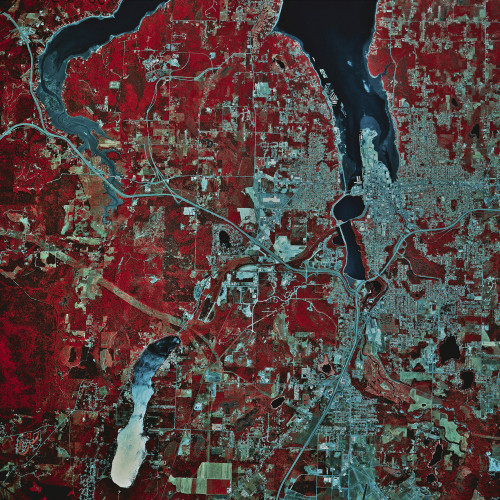 Satellite view of Olympia, Washington, 1980 Poster Print - Item # VARPSTSTK200374S