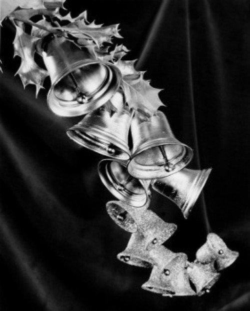 Close-up of Christmas bells with holly leaves Poster Print - Item # VARSAL25524126