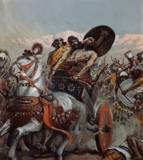Ahab Pierced by an Arrow  James Tissot  Jewish Museum  New York  USA Poster Print - Item # VARSAL999294