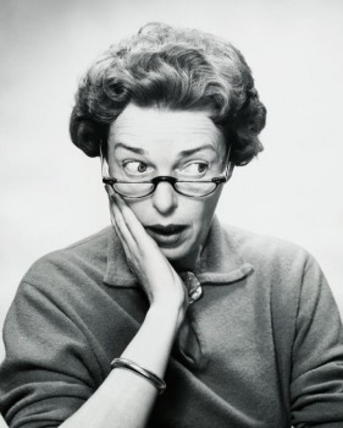 Mid adult woman looking surprised Poster Print - Item # VARSAL25511516A