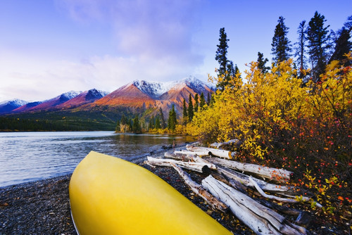 Kathleen Lake And Mountains, Kluane National Park And Reserve Of Canada, Yukon PosterPrint - Item # VARDPI2049022